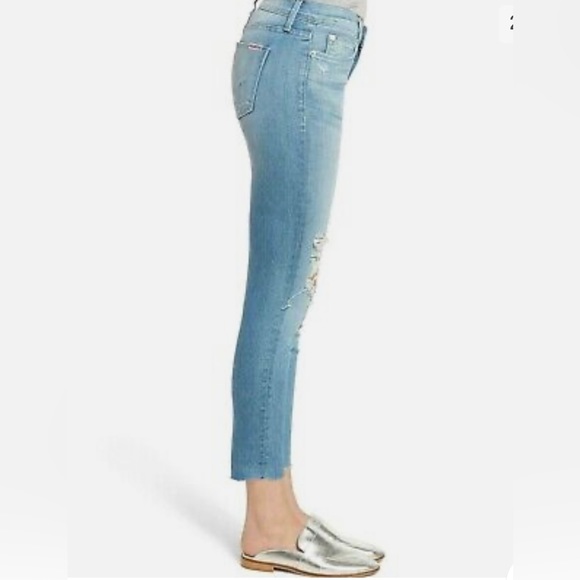 HUDSON TALLY SKINNY RAW HEM MID-RISE Size 28 - Picture 2 of 12